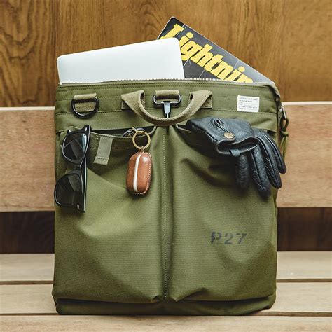 military pilots helmet bag.